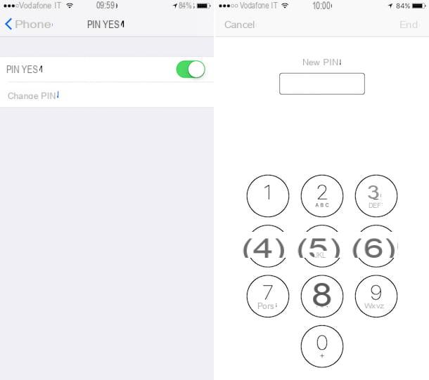 Cómo cambiar el PIN de la SIM en iPhone